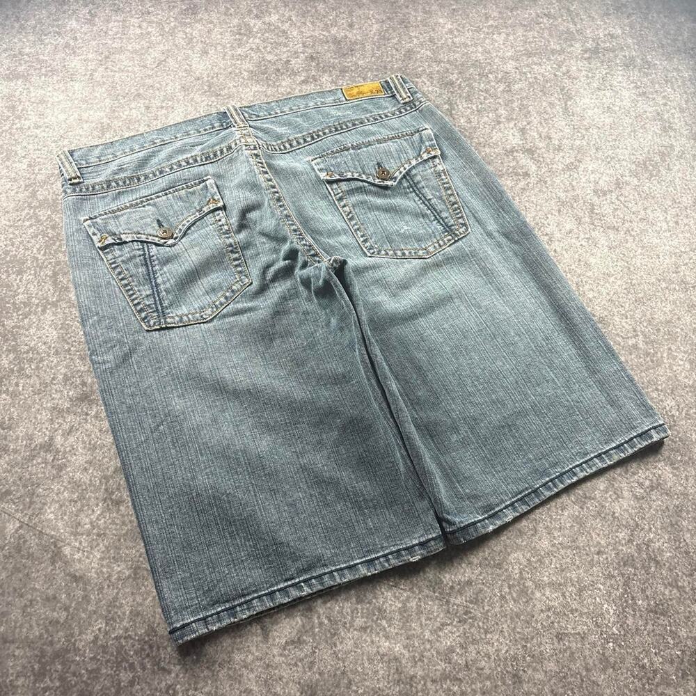 Vintage Pepe Jeans Size 42 Denim Bermuda Shorts Blue Jorts Y2K Baggy Streetwear